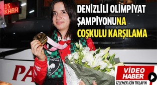 Paralimpik Oyunlarından altınla dönen Şeydanur Kaplan coşkuyla karşılandı