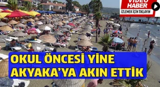 Sahiller yine doldu