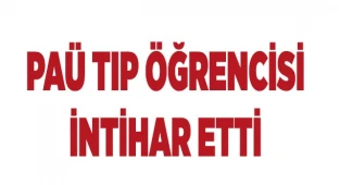 Tıp öğrencisi intihar etti