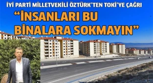 TOKİ'nin cevabına,  Öztürk’ten yeni bir çağrı geldi