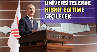 Üniversitelerde  Hibrit eğitime geçilecek