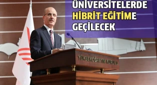 Üniversitelerde  Hibrit eğitime geçilecek