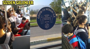 WhatsApp ihbar hattımıza Belediye otobüsü yolculuğu geldi