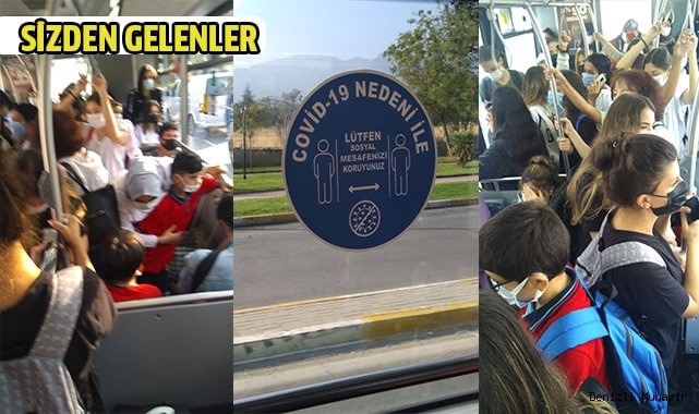 WhatsApp ihbar hattımıza Belediye otobüsü yolculuğu geldi
