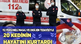 112 personeli masaj ve oksijen tedavisiyle 20 kedinin hayatını kurtardı