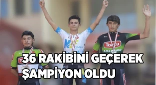36 rakibini geçerek şampiyon oldu