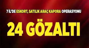 7 il'de  dolandırıcılık operasyonu: 24 gözaltı