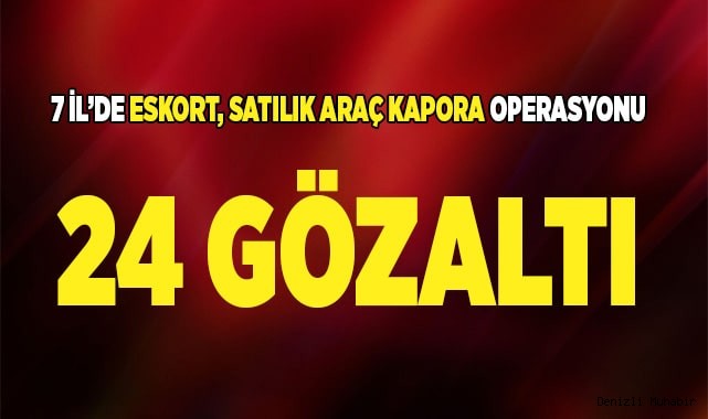 7 il'de dolandırıcılık operasyonu: 24 gözaltı