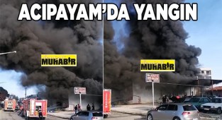 Acıpayam’da yangın