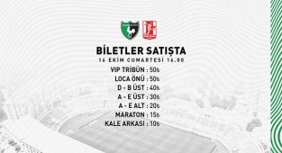 Altaş Denizlispor - Balıkesirspor maçının biletleri satışa çıktı