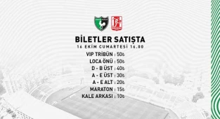 Altaş Denizlispor - Balıkesirspor maçının biletleri satışa çıktı