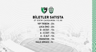 Altaş Denizlispor - Gema Polimer Şile Yıldızspor biletleri satışta