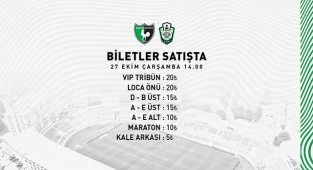 Altaş Denizlispor - Gema Polimer Şile Yıldızspor biletleri satışta