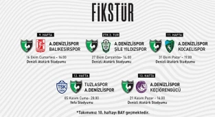 Altaş Denizlispor’un Ziraat Türkiye Kupası müsabaka programı açıklandı