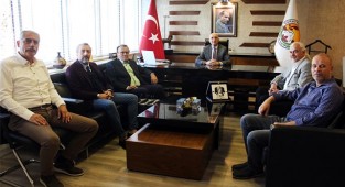 Attouda Antik Kenti’nin destekçisi Başkan Özbaş’a teşekkür ziyareti