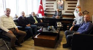 Attouda Antik Kenti’nin destekçisi Başkan Özbaş’a teşekkür ziyareti