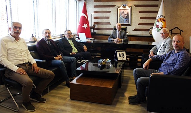 Attouda Antik Kenti’nin destekçisi Başkan Özbaş’a teşekkür ziyareti