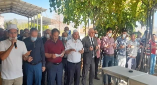 Belediye Başkanı Mustafa Şevik,yağmur duasına katıldı