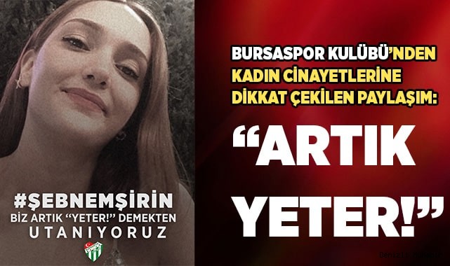 Bursaspor Kulübü: “Artık yeter!”