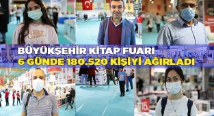 Büyükşehir Kitap Fuarı 6 günde 180.520 kişiyi ağırladı