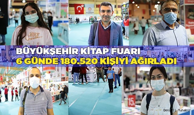Büyükşehir Kitap Fuarı 6 günde 180.520 kişiyi ağırladı