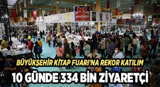 Büyükşehir Kitap Fuarı'na rekor katılım