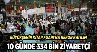 Büyükşehir Kitap Fuarı'na rekor katılım