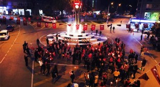 Çameli’de fener alayı yapıldı