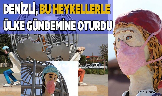 Çocukları korkutan, sağlıkçıları üzen heykeller