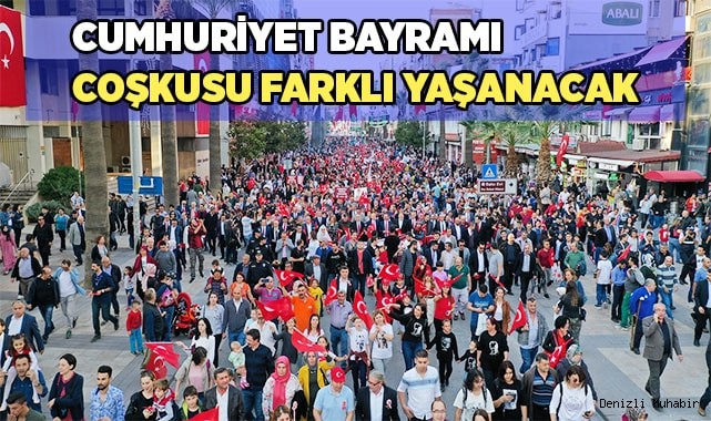 Cumhuriyet Bayramı coşkusu farklı yaşanacak