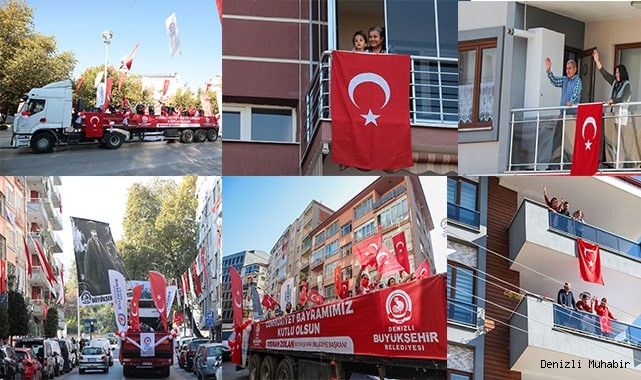 Cumhuriyet Bayramı TIR'ıyla bayram coşkusu tüm kenti sardı