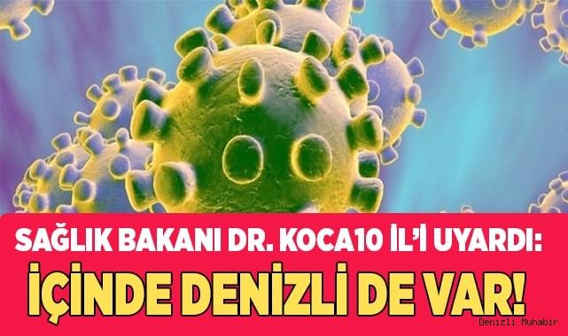 Denizli'de, 10 il arasına girdi