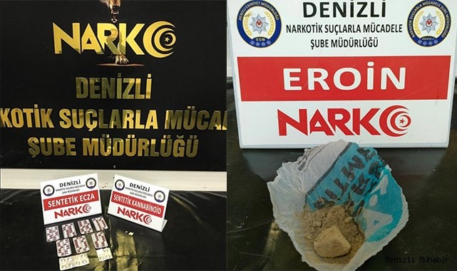 Denizli’de 11 zehir taciri gözaltına alındı