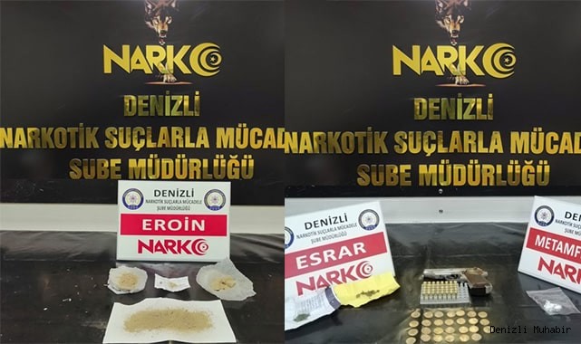 Denizli’de 39 zehir taciri gözaltına alındı