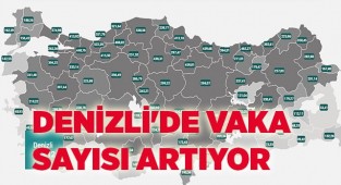 Denizli'de vaka sayısı artıyor