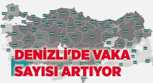 Denizli'de vaka sayısı artıyor