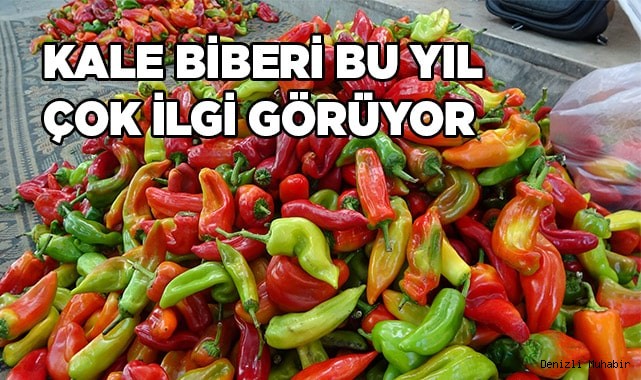 Denizli’nin meşhur biberi sonbaharda yoğun ilgi gördü