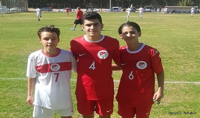 Denizlispor'dan U15 Milli takımı seçmelerine 3 futbolcu katıldı