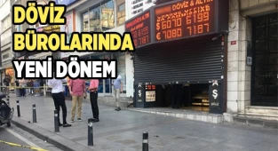 Döviz bürolarında yeni dönem