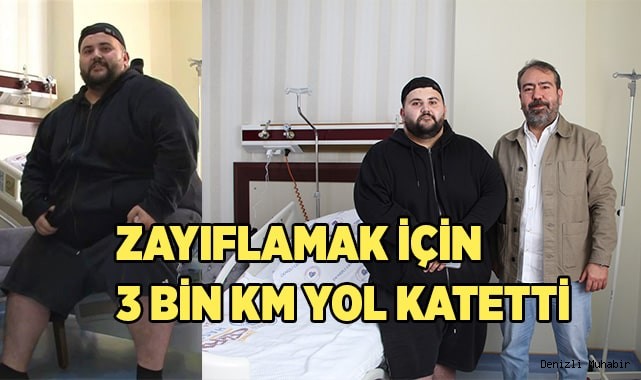 Fazla kilolarından kurtulmak için Almanya'dan Denizli'ye geldi