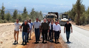 Güzelpınar'ın yolu artık daha güzel