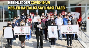 Hekimlerden Covid-19’un meslek hastalığı sayılması talebi