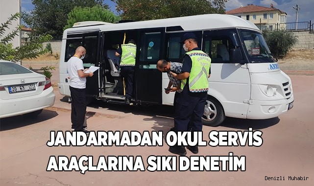 Jandarmadan okul servis araçlarına sıkı denetim