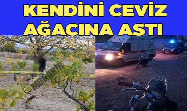 Kendini asarak intihar etti