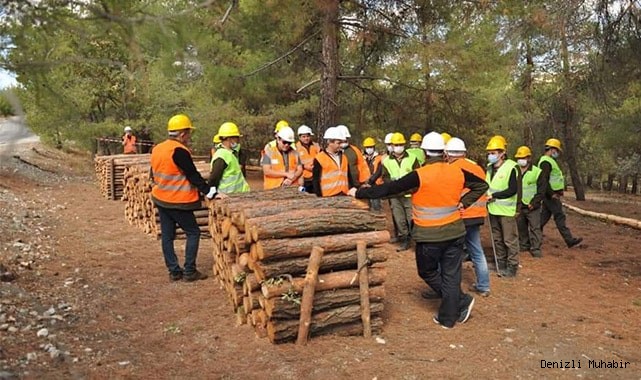 Orman işçilerine uygulamalı eğitim verildi