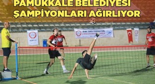 PAMUKKALE BELEDİYESİ ŞAMPİYONLARI AĞIRLIYOR