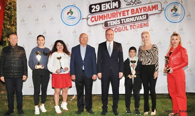 PAMUKKALE BELEDİYESİ TENİS TURNUVASINDA KUPALAR SAHİBİNİ BULUYOR