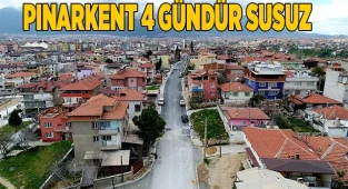 Pınarkent'te 4 gündür su akmıyor