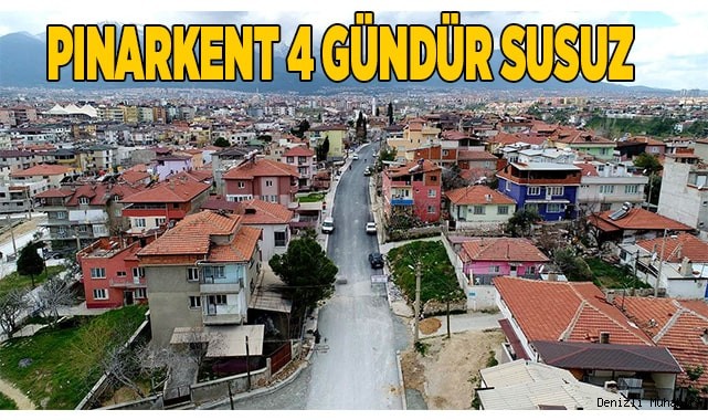 Pınarkent'te 4 gündür su akmıyor