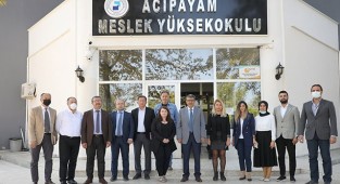 Rektör Kutluhan Acıpayam’da Temaslarda Bulundu